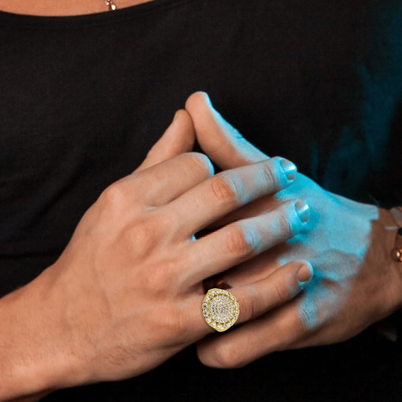 10K Gold Ring For Men - Mens Pinky Ring | 6.9 Grams