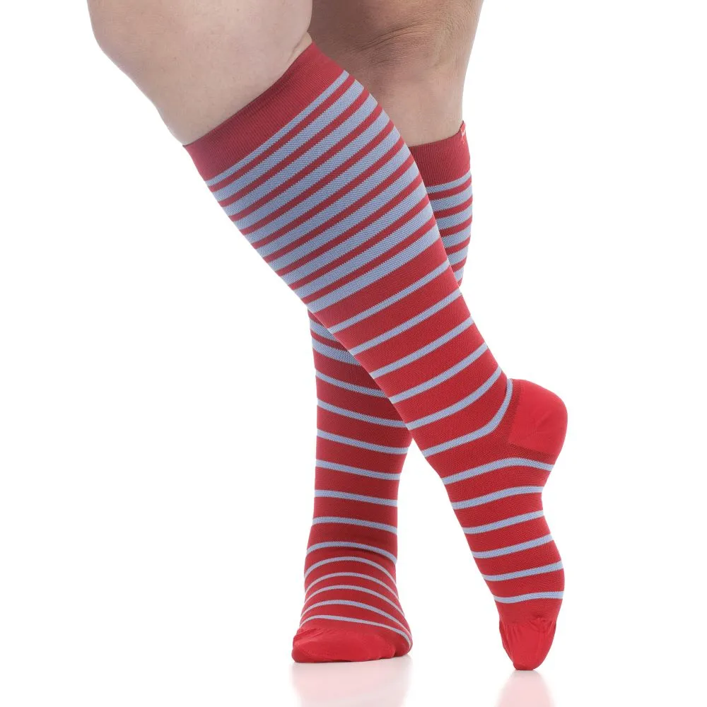 15-20 mmHg: Falling Stripe (Nylon)
