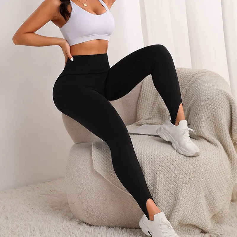 Black High Waist Slim Skinny Pants European And American Hip Lifting