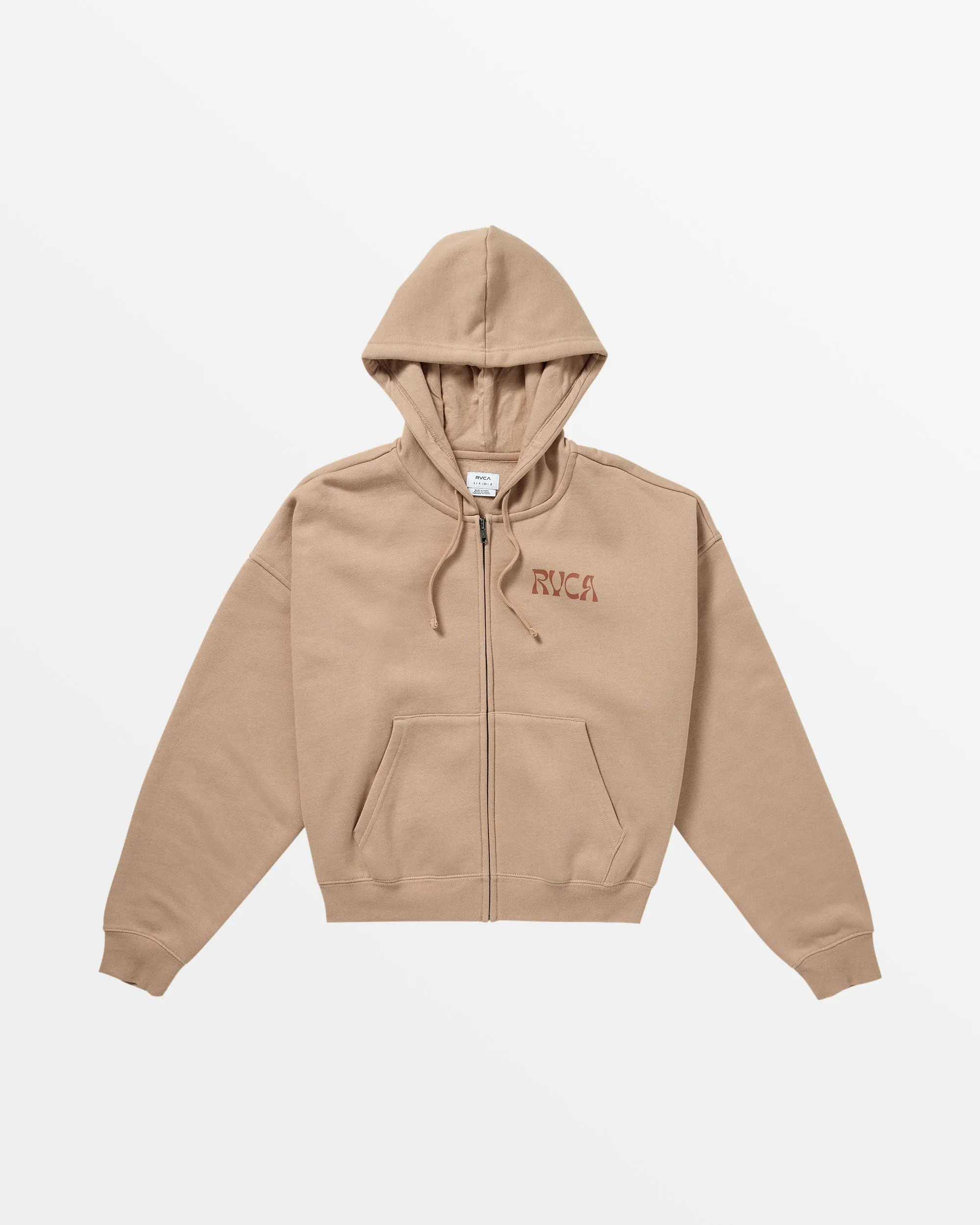 Court Zip Hoodie - Warm Taupe
