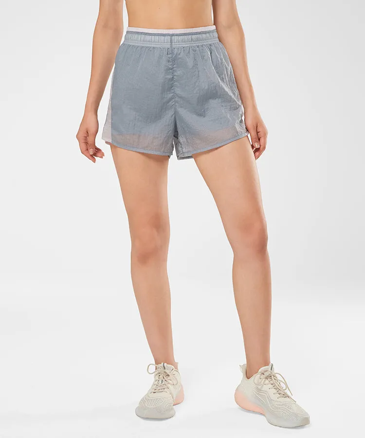Enfold Woven Two In One Running Shorts | Women's Sports Shorts