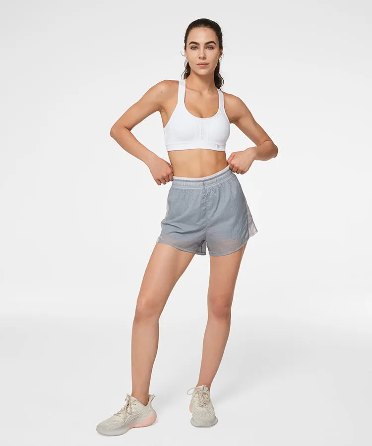 Enfold Woven Two In One Running Shorts | Women's Sports Shorts