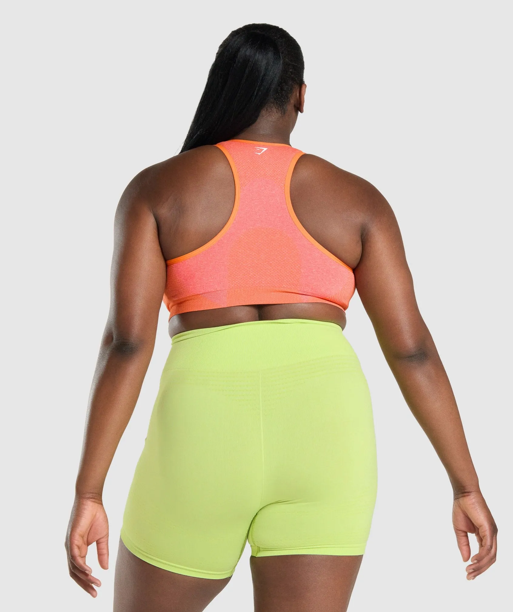 Gymshark Vital Seamless 2.0 Sports Bra - Orange Marl