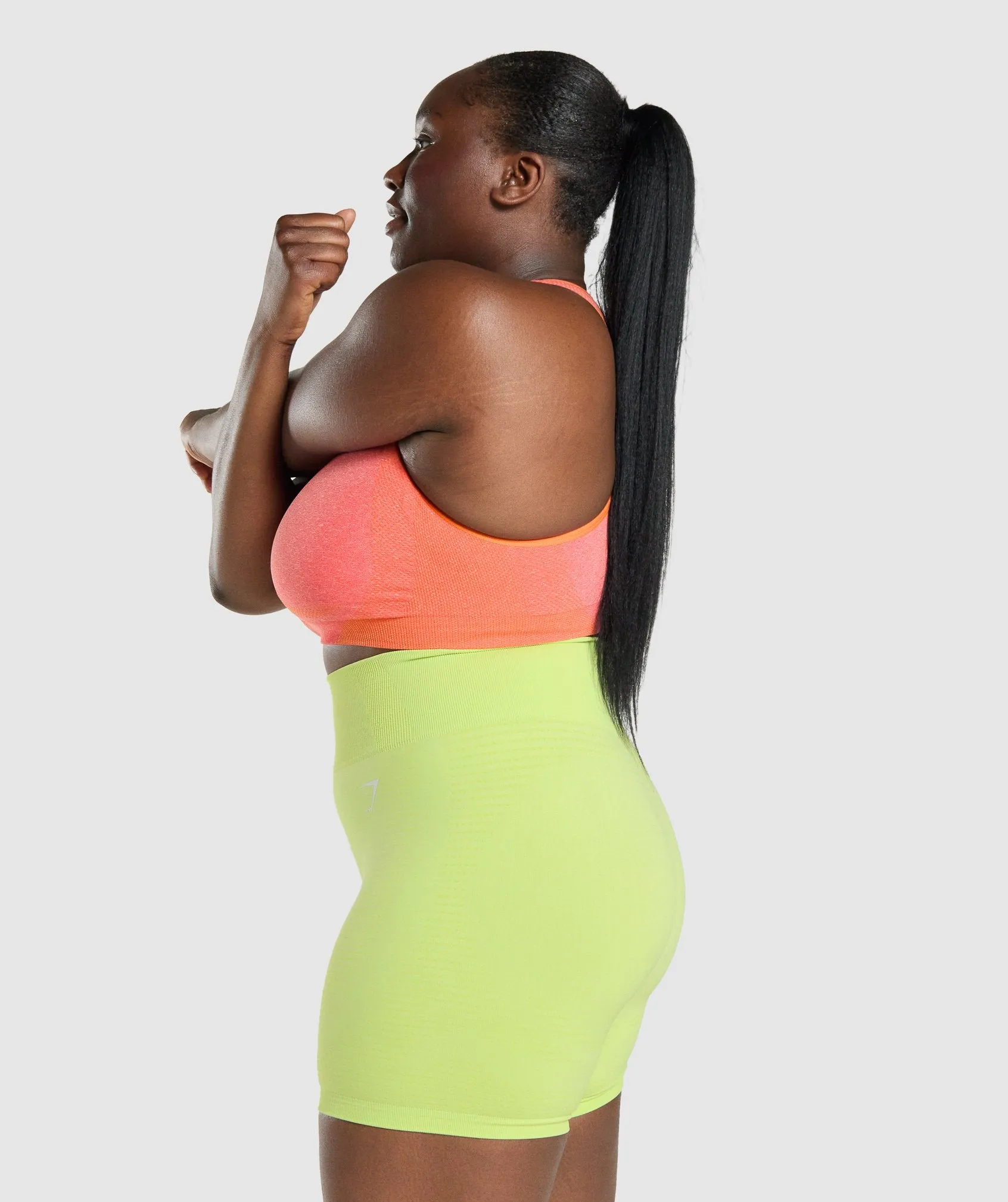 Gymshark Vital Seamless 2.0 Sports Bra - Orange Marl