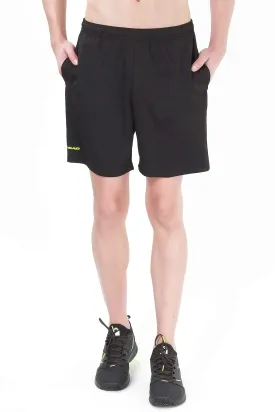 HBS-1092 Polyester Badminton Shorts for Mens | Size - Medium | Colour - Black