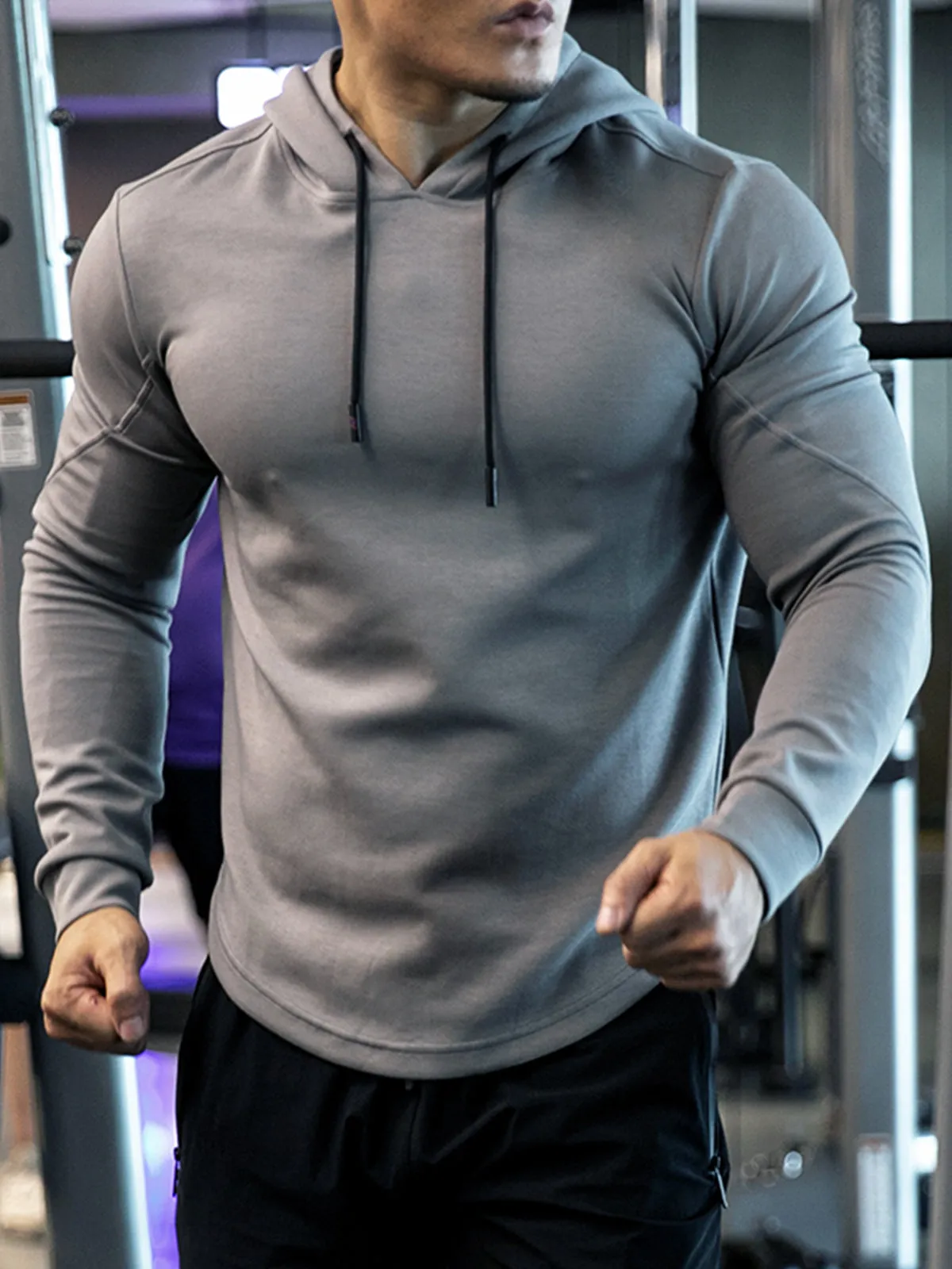 Kore Curve hem  Muscle fit  Hoodie Workout Heat Tech Gear