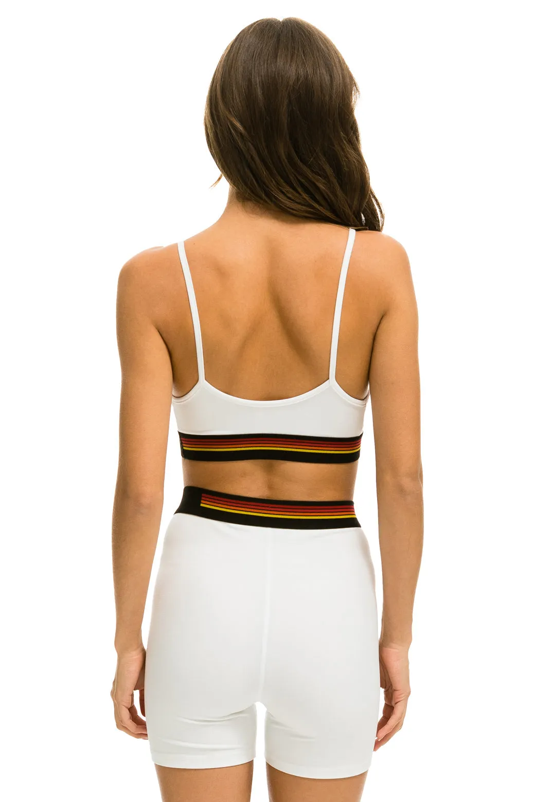 LOGO ADJUSTABLE BRALETTE - WHITE