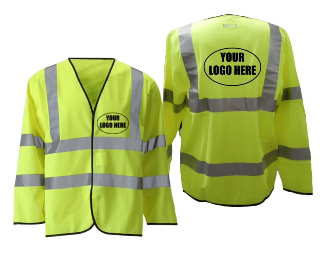 Reflective Long Sleeve ANSI Class 3 Vest With Custom Logo