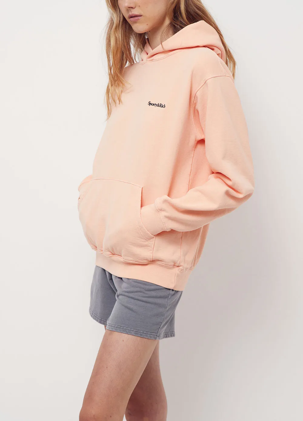 Serif Logo Hoodie