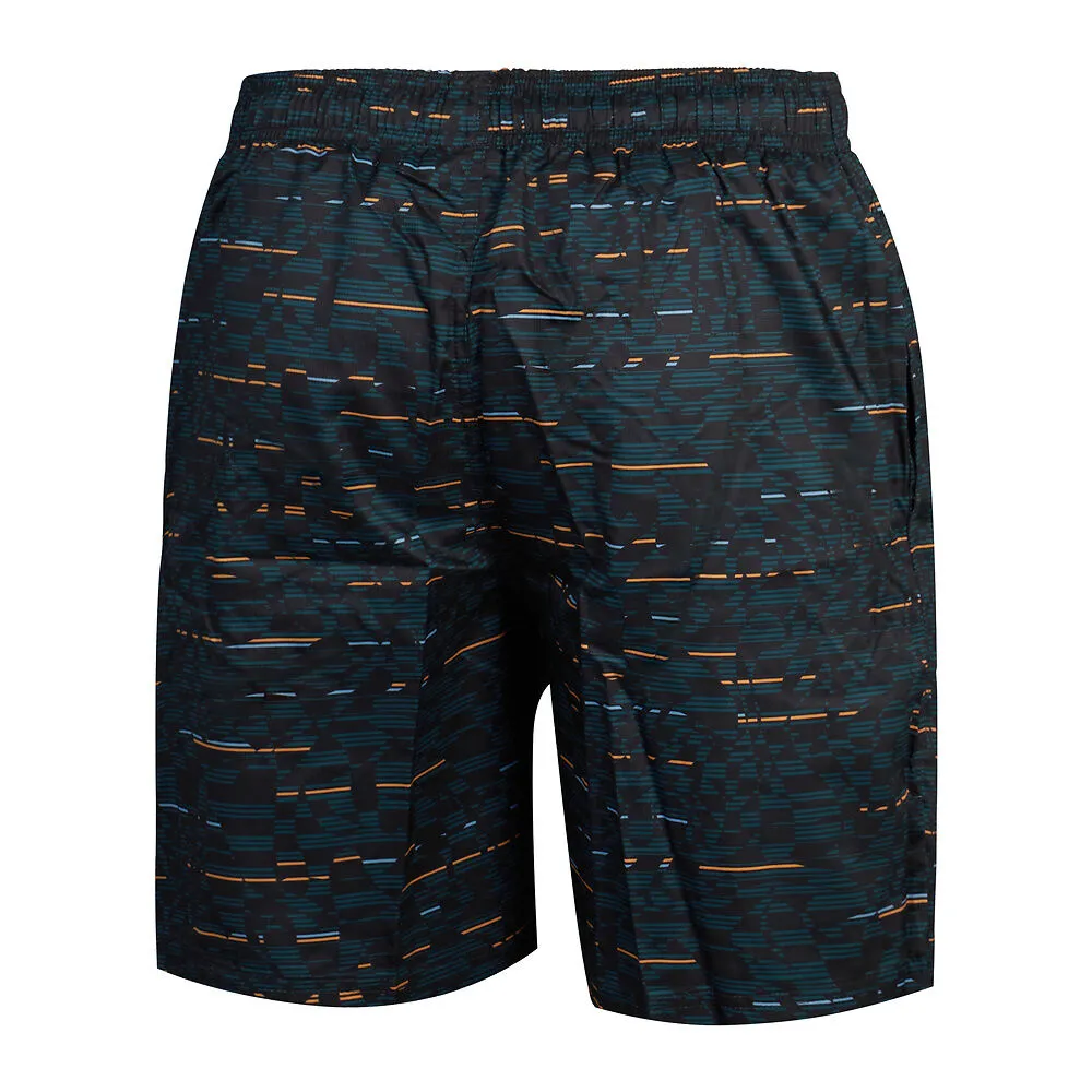 Speedo Mens Alvr 18 Inch Watershort Black/Teal/Blue/Mandarin