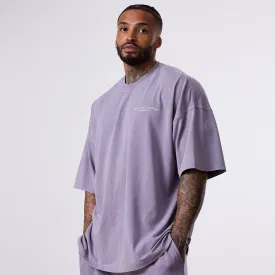 Vanquish Better Than Yesterday Washed Purple Oversized T-Shirt