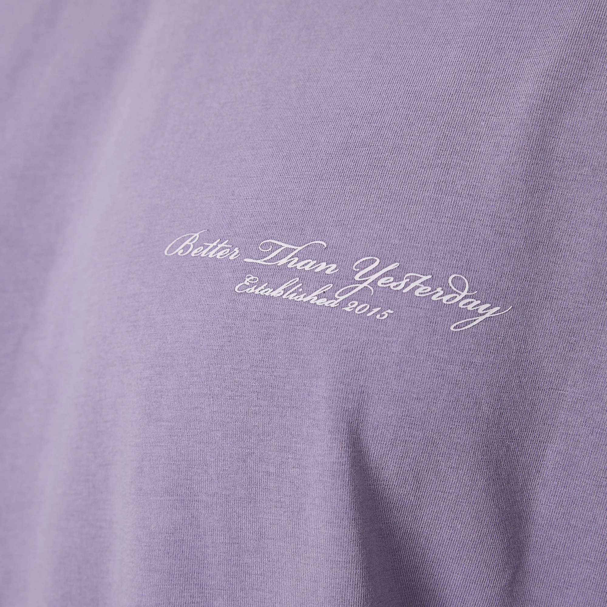 Vanquish Better Than Yesterday Washed Purple Oversized T-Shirt
